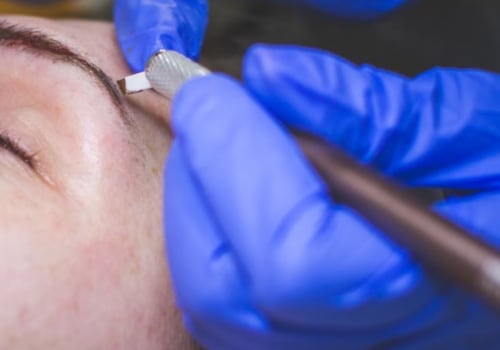 What is the side effect of eyebrow tattooing?